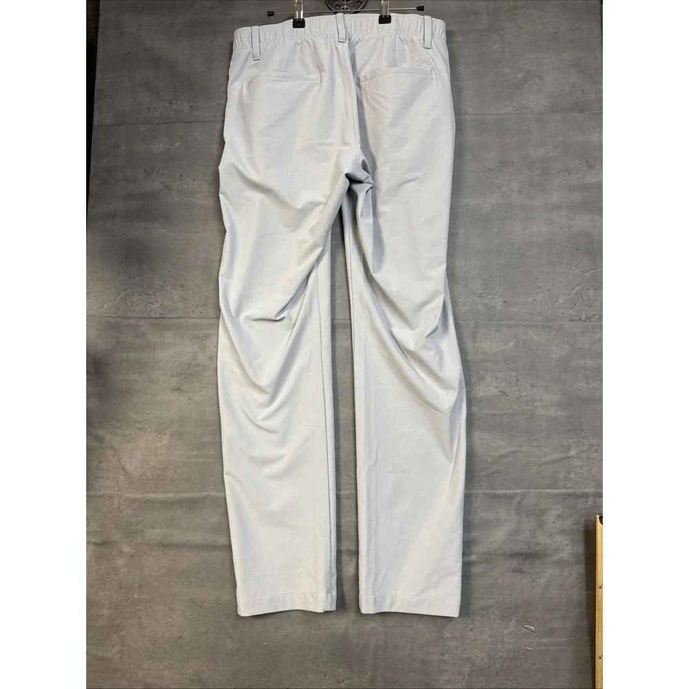 Gray Under Armour performance/golf pants 34x32  Thick Elastic Waistband